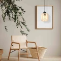 Lampa wisząca SOMBRA AMBER 1xE27 czarny