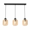 Lampa wisząca SOMBRA AMBER 3xE27 czarny