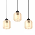 Lampa wisząca SOMBRA AMBER 3xE27 czarny