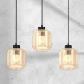 Lampa wisząca SOMBRA AMBER 3xE27 czarny