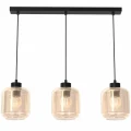 Lampa wisząca SOMBRA AMBER 3xE27 czarny