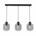 Lampa wisząca SOMBRA SMOKED 3xE27 czarny