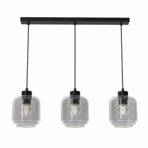 Lampa wisząca SOMBRA SMOKED 3xE27 czarny