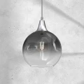 Lampa wisząca MONTE fi 200 1xE27 Srebrny