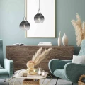 Lampa wisząca MONTE fi 150 1xE27 Srebrny