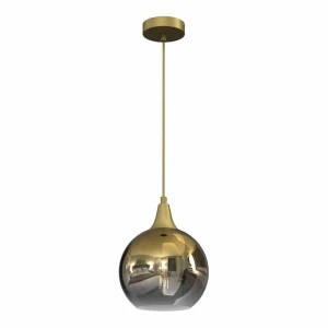 Lampa wisząca MONTE fi 200 1xE27 złoty