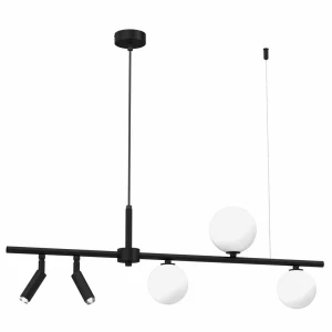 Lampa wisząca SIRIO 5xG9 czarny/biały