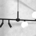 Lampa wisząca SIRIO 5xG9 czarny/biały