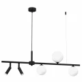 Lampa wisząca SIRIO 5xG9 czarny/biały