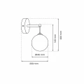 Kinkiet REFLEX 1xE14 czarny