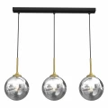Lampa wisząca REFLEX 3xE14 czarno/złoty