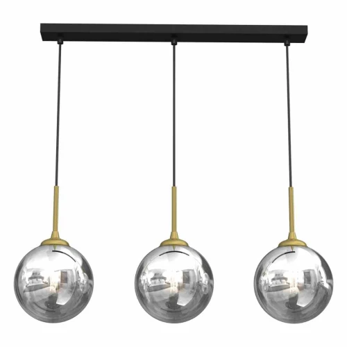 Lampa wisząca REFLEX 3xE14 czarno/złoty