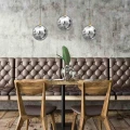 Lampa wisząca REFLEX 3xE14 czarno/złoty