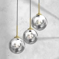 Lampa wisząca REFLEX 3xE14 czarno/złoty