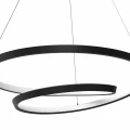 Lampa wisząca LUCERO 48W LED czarny
