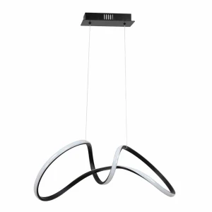 Lampa wisząca TESORO 48W LED czarny