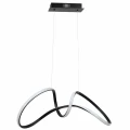 Lampa wisząca TESORO 48W LED czarny