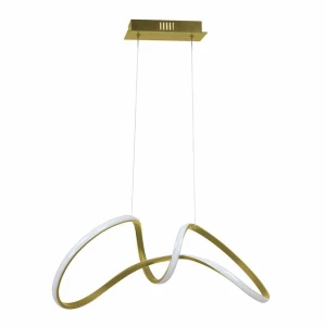Lampa wisząca TESORO 48W LED złoty