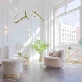 Lampa wisząca TESORO 48W LED złoty