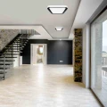 Plafon QUADRO czarny 38W LED szer.40cm