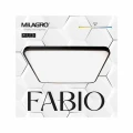 Plafon FABIO czarny 35W LED szer.47cm