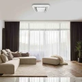 Plafon CAMERON chrom 38W LED szer.43cm