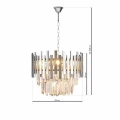 Lampa wisząca ASPEN 6xE14 chrom