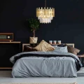Lampa wisząca ASPEN 6xE14 złoty