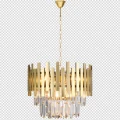 Lampa wisząca ASPEN 6xE14 złoty