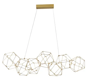Lampa wisząca ASIS LE41325 złoty LED 34W