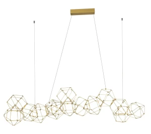 Lampa wisząca ASIS LE41326 złoty LED 67W