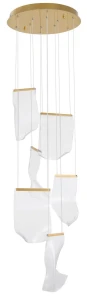 Lampa wisząca CALI LE41371 złoty LED 39W
