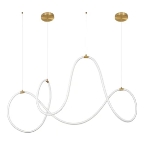Lampa wisząca DEAN LE41385 złoty LED 57W