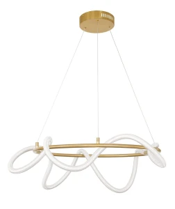 Lampa wisząca DEAN LE41386 złoty LED 34W