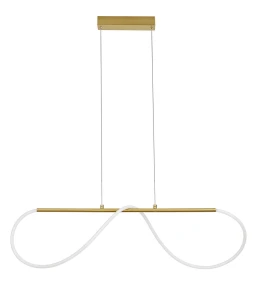 Lampa wisząca FIJO LE41390 złoty LED 29W