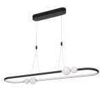 Lampa wisząca FRIA LE41393 czarny LED 44.2W