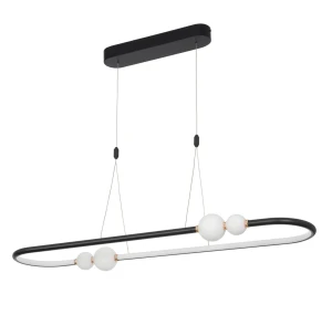 Lampa wisząca FRIA LE41393 czarny LED 44.2W