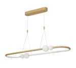 Lampa wisząca FRIA LE41395 złoty LED 44.2W