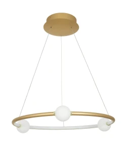 Lampa wisząca FRIA LE41396 złoty LED 36W