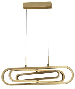 Lampa wisząca HOYO LE41399 złoty LED 50W