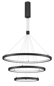Lampa wisząca IRUN LE41410 czarny LED 108W