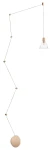 Lampa wisząca FRIAS LE41629 złoty LED 5W