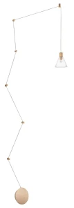Lampa wisząca FRIAS LE41629 złoty LED 5W