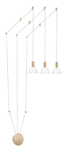 Lampa wisząca FRIAS LE41631 złoty LED 15W