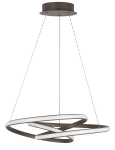 Lampa wisząca IBIZA LE41654 brązowy LED 43W