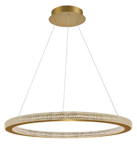 Lampa wisząca MONTT LE41696 mosiądz LED 80W