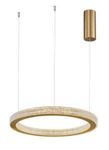 Lampa wisząca MONTT LE41697 mosiądz LED 40W