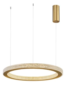 Lampa wisząca MONTT LE41698 mosiądz LED 60W
