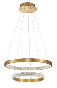 Lampa wisząca MORON LE41700 mosiądz LED 60W