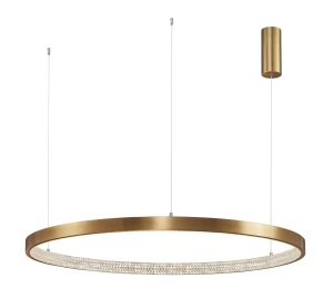 Lampa wisząca MORON LE41706 mosiądz LED 60W